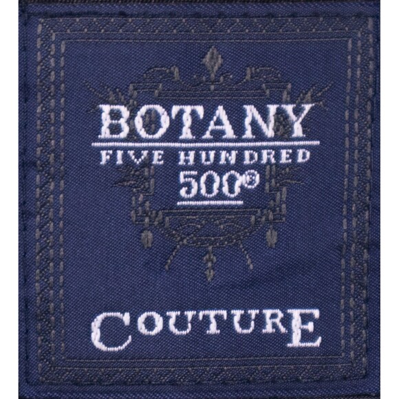 BOTANY 500 Navy Blue striped blazer jacket sport 2 Button Jakcet coat Size 50 - Picture 11 of 12